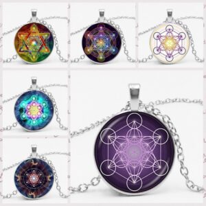 Divine Geometry Spirit Magic Chakra Pendant Necklace